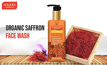 Vaadi Herbals Pvt Ltd Skin Whitening Saffron Face Wash With Sandal Extract, 250 ml